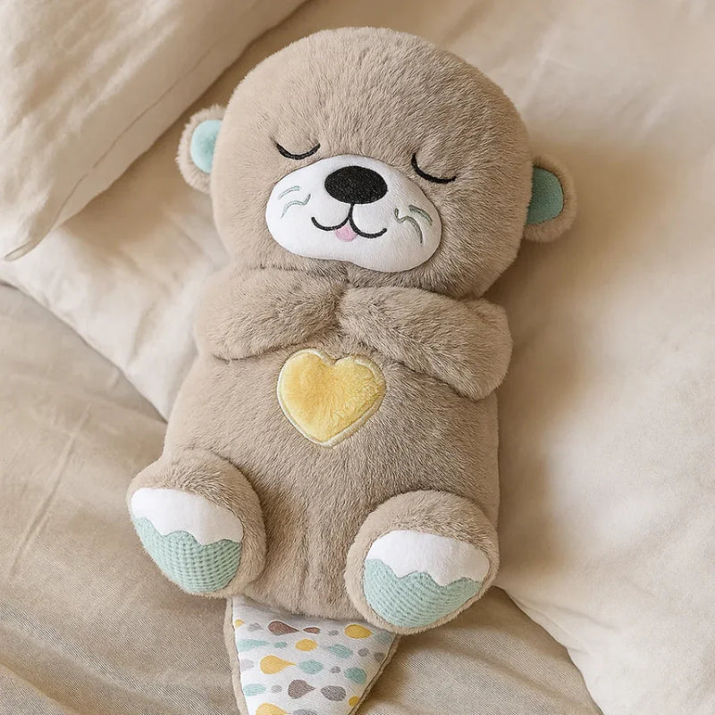 Breathing Teddy Bear – Soothing Sleep Plush with Gentle Glow Calming Bedtime Buddy for Kids - Hey Trend