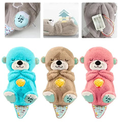 Breathing Teddy Bear – Soothing Sleep Plush with Gentle Glow Calming Bedtime Buddy for Kids - Hey Trend