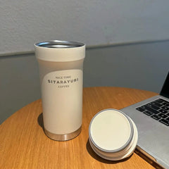 Insulated Portable Coffee Mug – Hot & Cold Travel Cup | Leakproof Stainless Steel Thermos Cup - Hey Trend