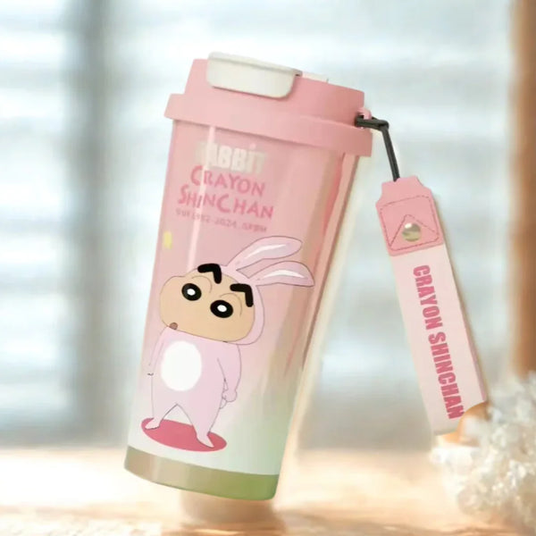 Shinchan Cute Cartoon Sipper - Panda | Bunny | Bear - Hey Trend