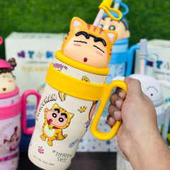 Shinchan Cute Sipper – Viral Cartoon Steel Bottle - Hey Trend