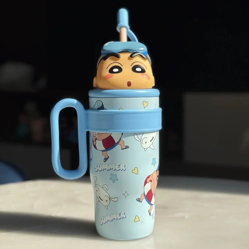 Shinchan Cute Sipper – Viral Cartoon Steel Bottle - Hey Trend