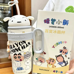 Shinchan Cute Sipper – Viral Cartoon Steel Bottle - Hey Trend
